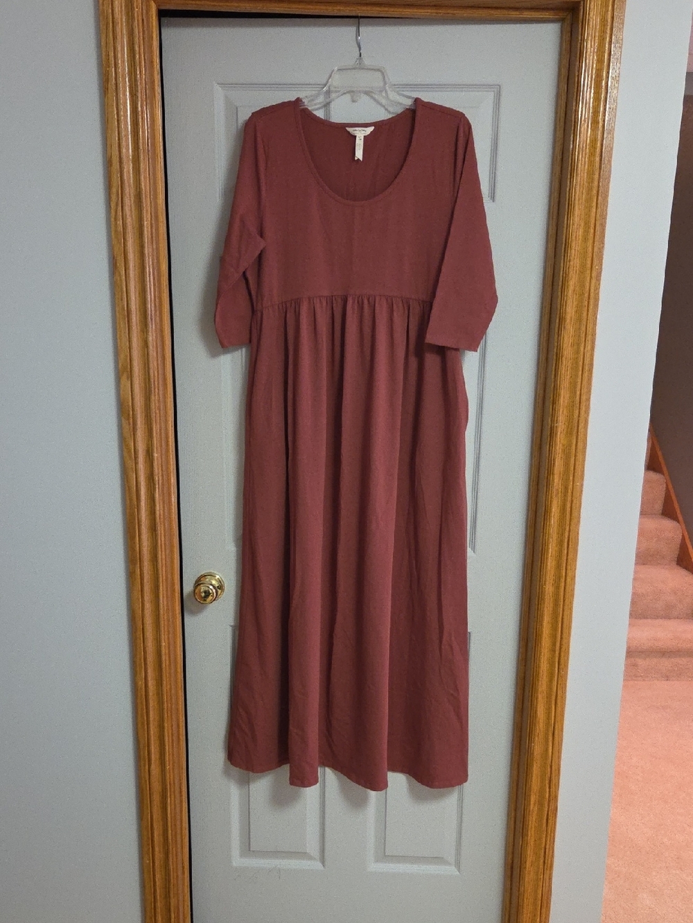 NWOT Matilda Jane Scoop Neck Maxi Dress in Dusty Rose